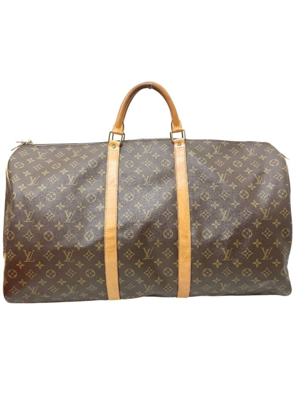 Louis Vuitton Keepall 60 Monogram Boston Bag Canvas